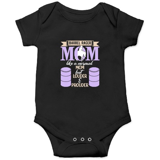 Barrel Racing Mom Onesies