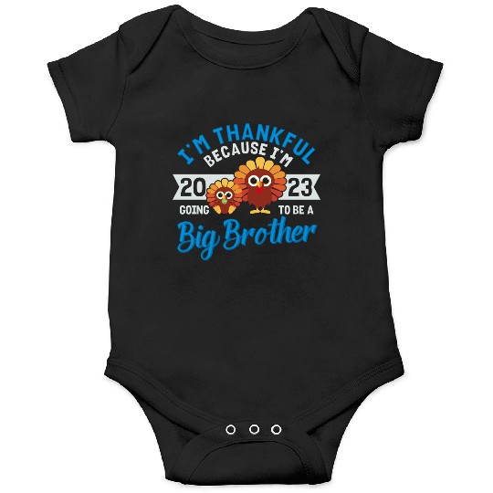 Big Brother 2023 Baby Thanksgiving Turkey Boys Onesies