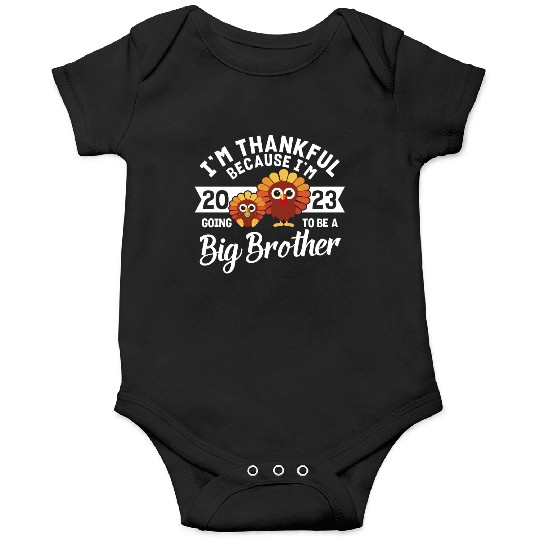 Big Brother 2023 Baby Thanksgiving Turkey Boys Onesies