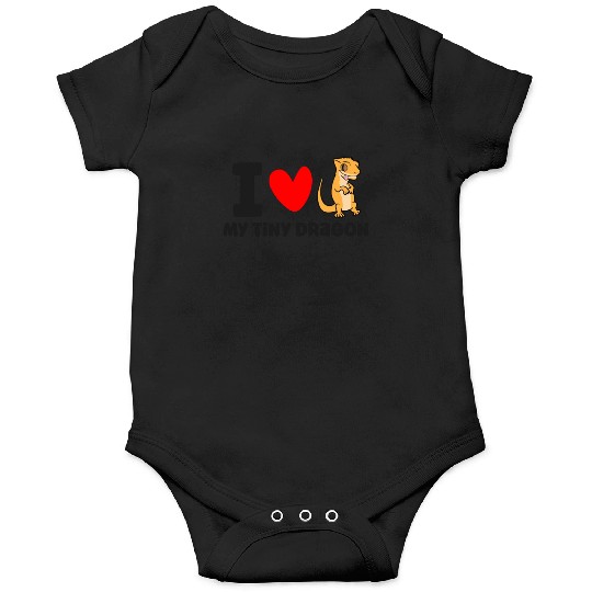 I Love My Tiny Dragon Reptile Pet Crested Gecko Onesies