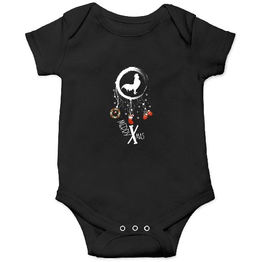 Winter dreamcatcher Christmas Rooster Onesies