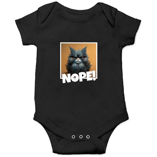 3d cat grumpy Coffee I hate people good morning Onesies