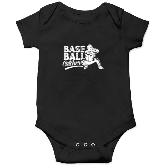 Baseball Catcher Hobby Sayings Player Onesies