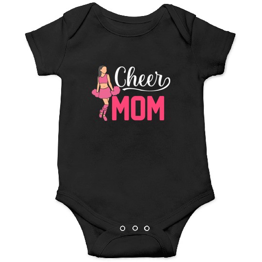 Womens Cheer Mom Gymnastics Cheerleading Mom Squad Onesies