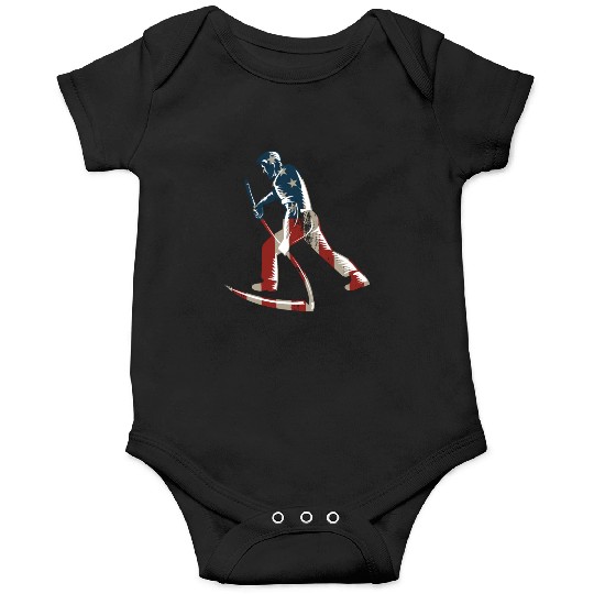 Farming Farmer American Flag Us Onesies
