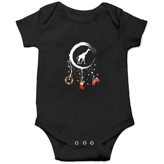 Winter dreamcatcher Christmas Giraffe Onesies