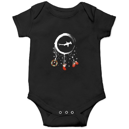 Winter dreamcatcher Christmas Hammerhead shark Onesies