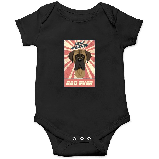 Best Mastiff Dad Ever I Mastiff Lover Onesies