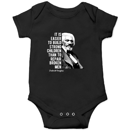 Frederick Douglass Quote For Black History Month Onesies