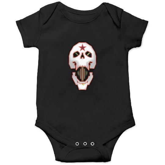 Cutout NT MMA skull Onesies