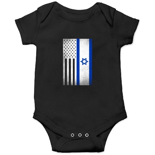 Israel Design for proud Israeli Americans Onesies