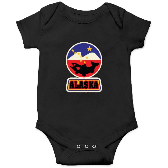 US States ALASKA Onesies