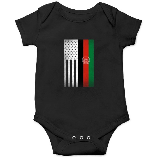 Afghanistan Design for proud Afghan Americans Onesies