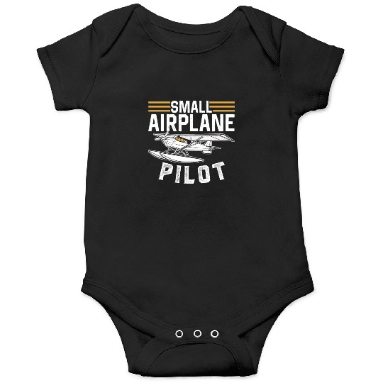 Small Airplane Pilot Aircraft Private Onesies