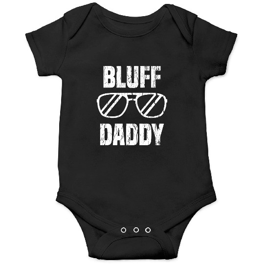 Bluff Daddy Playing Card Onesies Aviation Design
