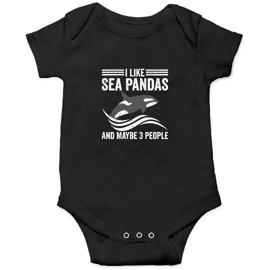 Funny Orca Whale Sea Panda and Maybe 3 People Onesies