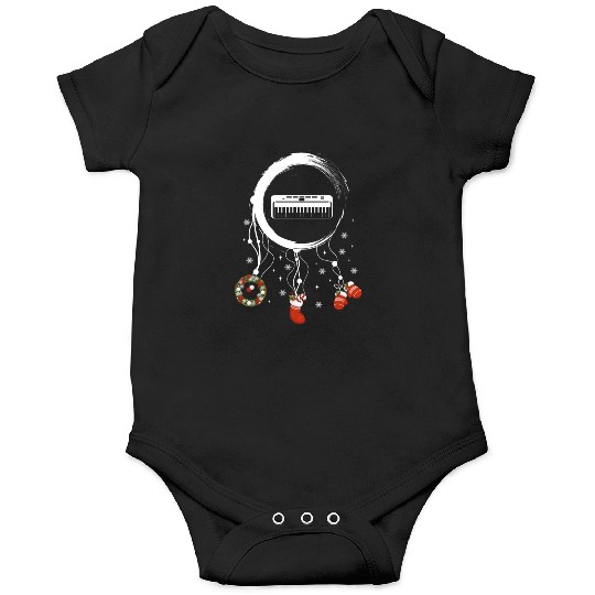 musical instrument dreamcatcher Christmas Keyboard Onesies