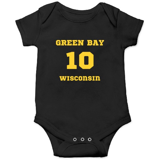 GREEN BAY WISCONSIN vintage distressed football Onesies