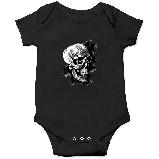 Fancy Pirate Skull Onesies