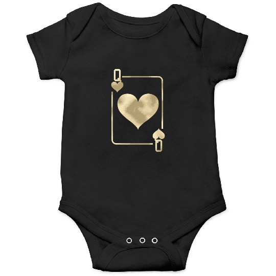 Queen Of Hearts Playing Card Halloween Onesies