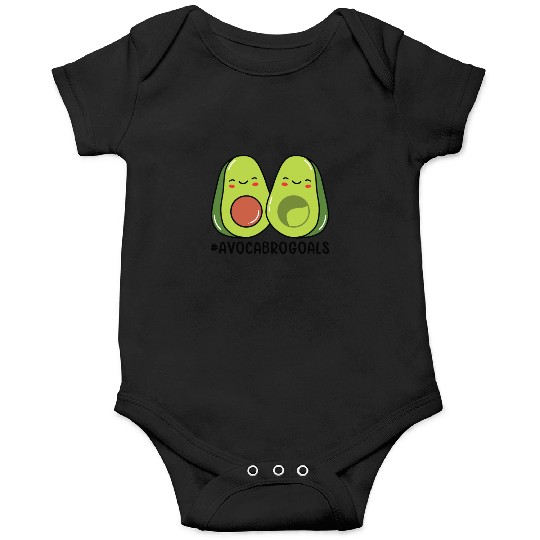 Sibling Big Brother Avocado Goals Hilarious Puns Onesies