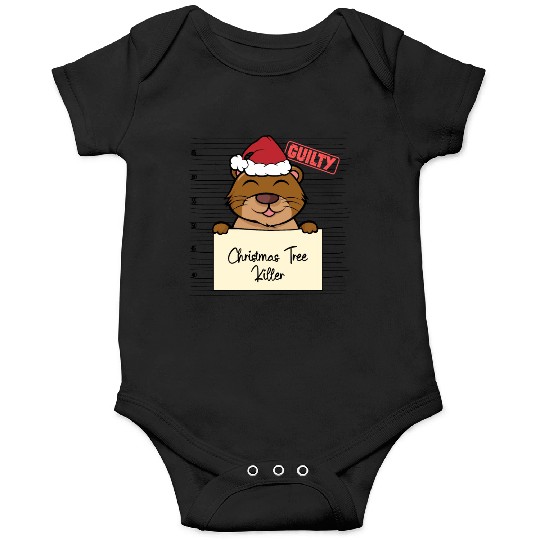 Sea otter christmas funny prison Onesies