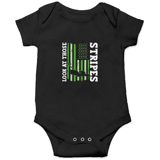 Look At Those Stripes - Lawn Mowing Funny Dad Lawn Onesies