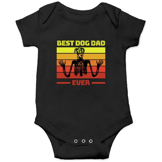 Best Dog Dad Ever Hunde Retro Onesies