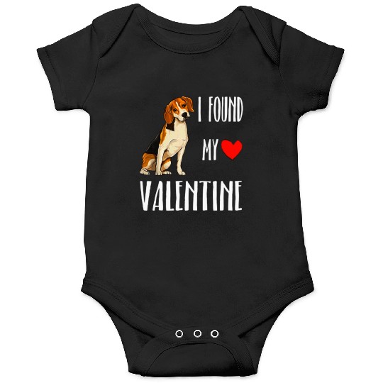i found my valentine day beagle dog lover Onesies