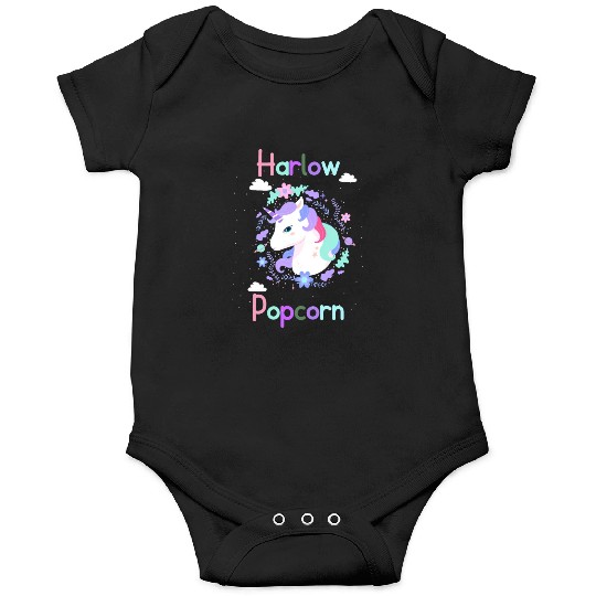 Harlow And Popcorn Merch Popcorn The Pony Onesies