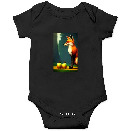 Fox and apples Onesies