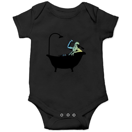 Banksy - Grandpa in the bathtub Onesies