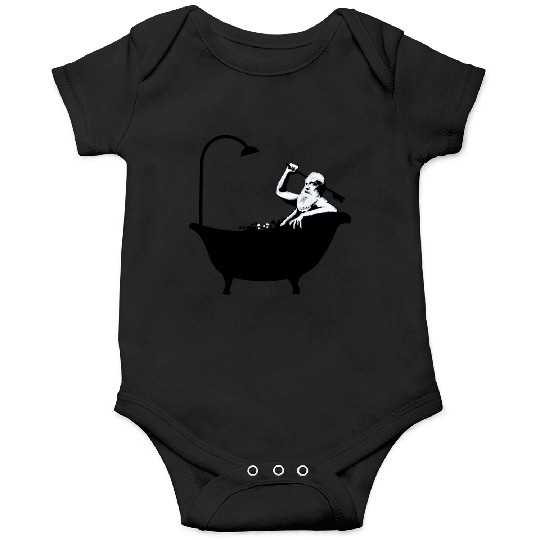 Banksy - Grandpa in the bathtub Onesies