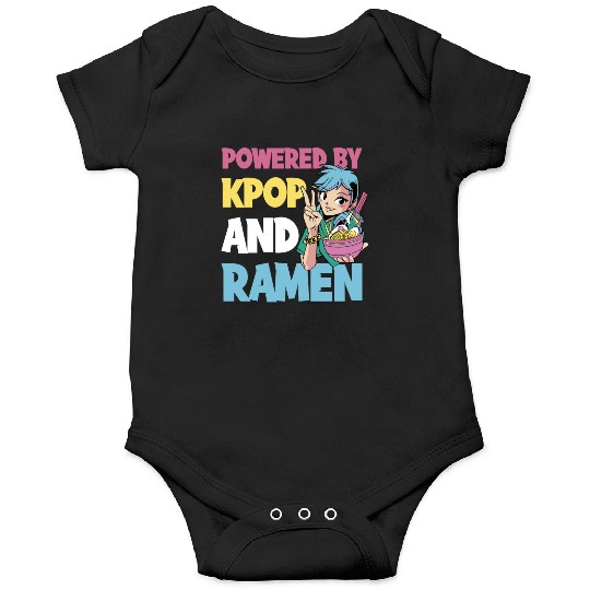 Kpop And Ramen Funny Kpop Gift Onesies