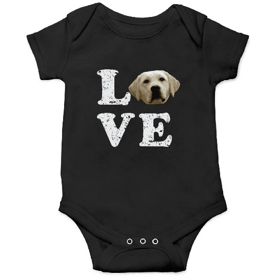 I Love My Yellow Lab Labrador Retriever Dog Onesies