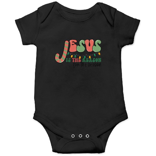 Jesus is The Reason for the Season Candy Christian Onesies