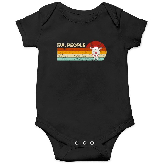 ew people funny christmas deer Onesies