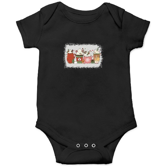 Christmas Hot Chocolate Peppermint Mocha Onesies
