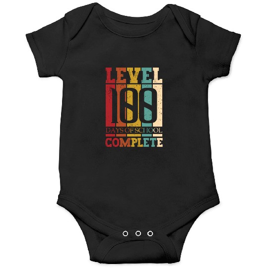 Level 100 Days Of School Complete Student Schooler Onesies