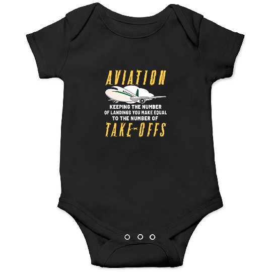 Pilot Aviation Airplane Airline Future Pilots Onesies