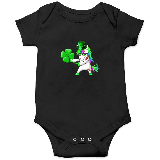 Flossing Unicorn St Patrick's Day Floss Dance Onesies