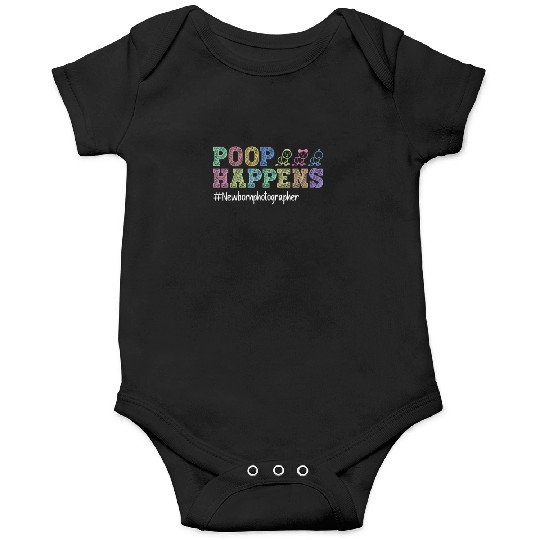 Poop Happens #Newbornphotographer - Newborn Onesies