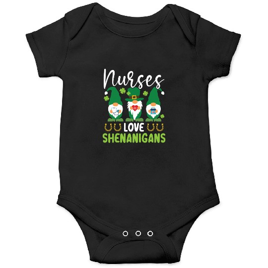 Nurses Love Shenanigans St. Patricks Day Irish Onesies