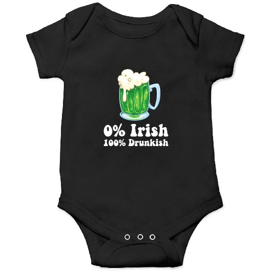 0 Irish Funny St Patricks Day Day Drinking Bar Onesies