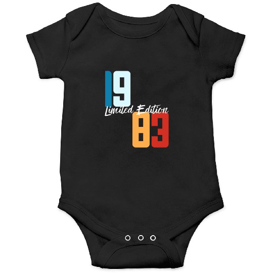 40 Years Vintage 1983 Retro 40th Birthday Onesies