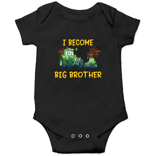 Big brother farmer tractor Onesies