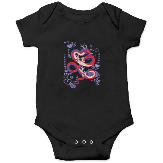 Cooler Japanese dragon Onesies