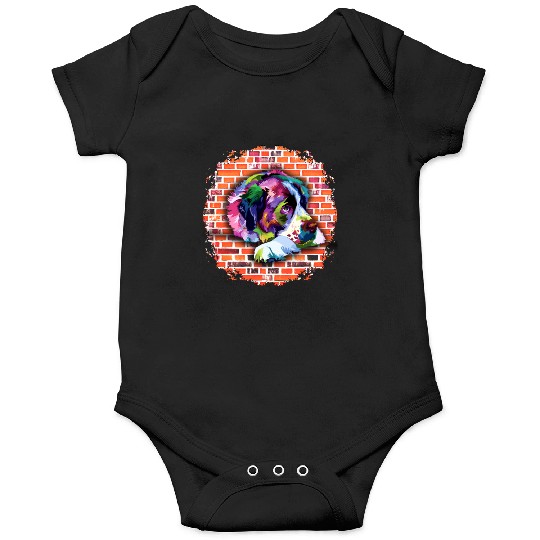 Saint Bernard color Onesies