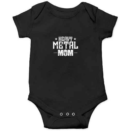 Heavy Metal Mom Music Band Genre Onesies