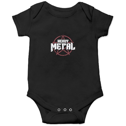 Heavy Metal Music Band Genre Bass Onesies